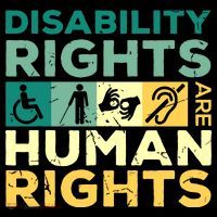 Cool Disability Rights Are Human Rights Support Caregivers Ornament thumb 1