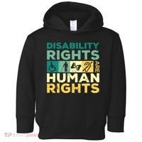 Cool Disability Rights Are Human Rights Support Caregivers Toddler Hoodie thumb 0