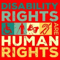 Cool Disability Rights Are Human Rights Support Caregivers Santa Hat thumb 1