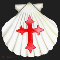 Camino De Santiago Pilgrim Cross Shell Women's Sweatshirt thumb 2