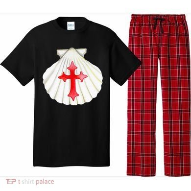 Camino De Santiago Pilgrim Cross Shell Pajama Set