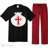 Camino De Santiago Pilgrim Cross Shell Pajama Set thumb 0