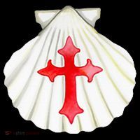 Camino De Santiago Pilgrim Cross Shell Tank Top thumb 6