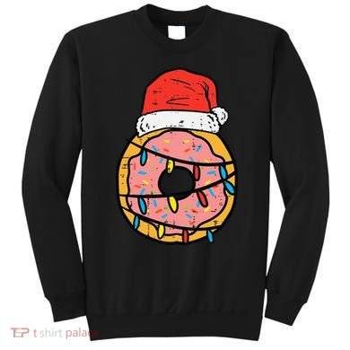 Christmas Donut Santa Cute Xmas Baking Baker Sweatshirt