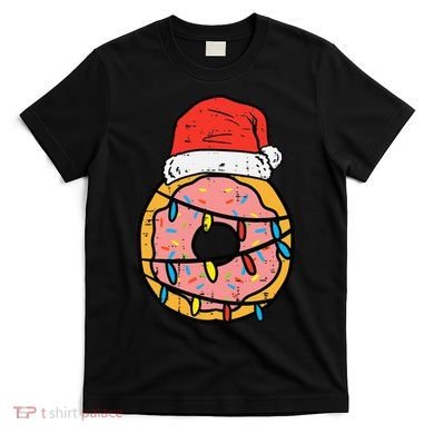Christmas Donut Santa Cute Xmas Baking Baker T-Shirt