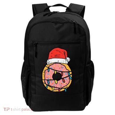 Christmas Donut Santa Cute Xmas Baking Baker Backpack