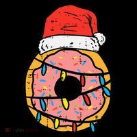 Christmas Donut Santa Cute Xmas Baking Baker Women's Hoodie thumb 2