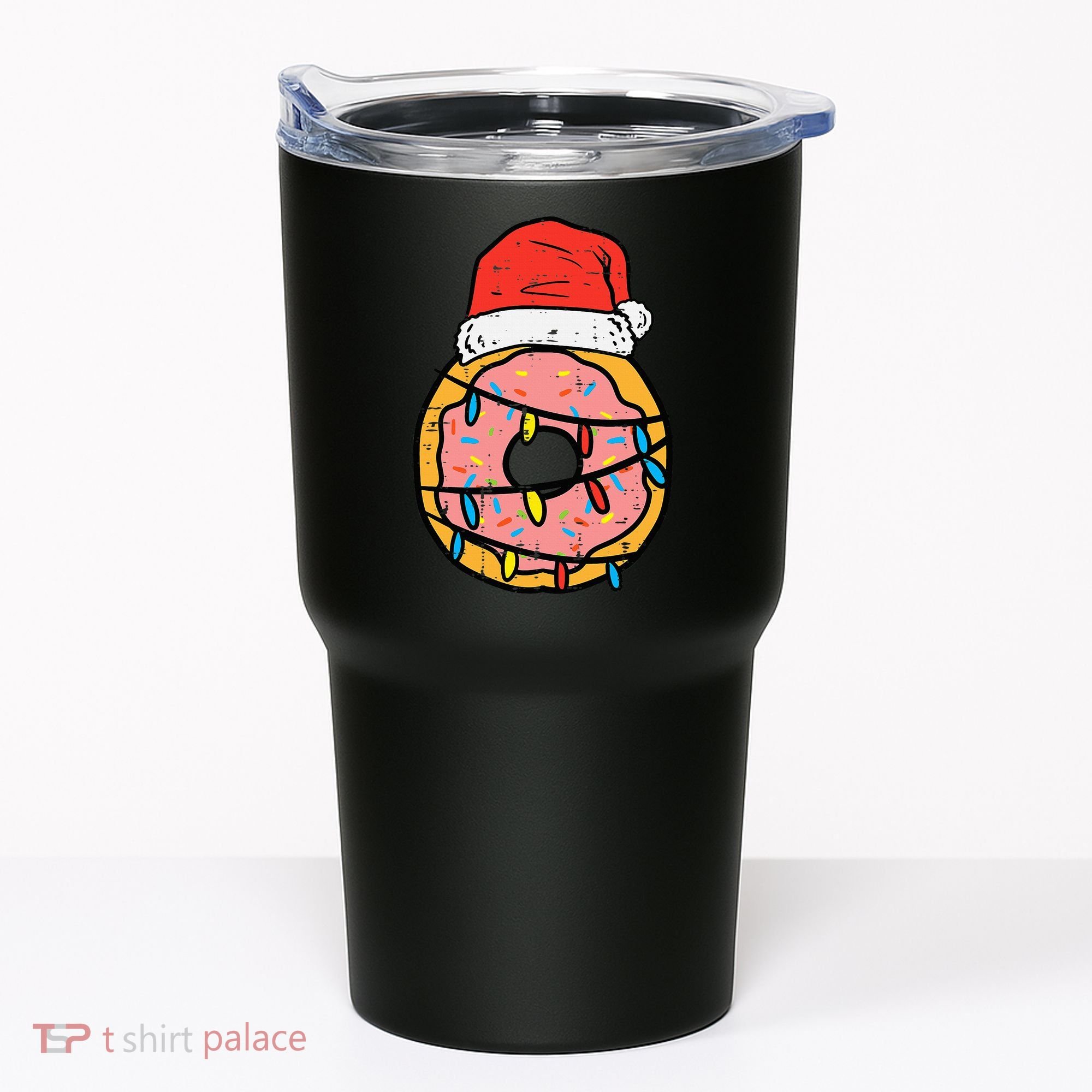 Christmas Donut Santa Cute Xmas Baking Baker Tumbler