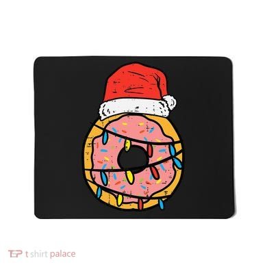 Christmas Donut Santa Cute Xmas Baking Baker Mousepad