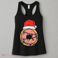 Christmas Donut Santa Cute Xmas Baking Baker Women's Tank Top thumb 3