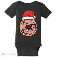 Christmas Donut Santa Cute Xmas Baking Baker Baby Bodysuit thumb 0