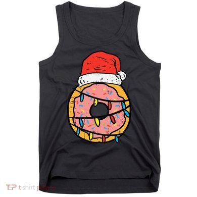Christmas Donut Santa Cute Xmas Baking Baker Tank Top