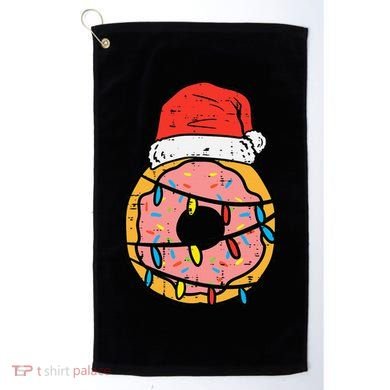 Christmas Donut Santa Cute Xmas Baking Baker Golf Towel