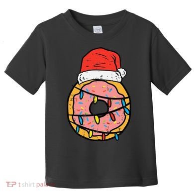 Christmas Donut Santa Cute Xmas Baking Baker Toddler T-Shirt