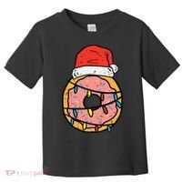 Christmas Donut Santa Cute Xmas Baking Baker Toddler T-Shirt thumb 0
