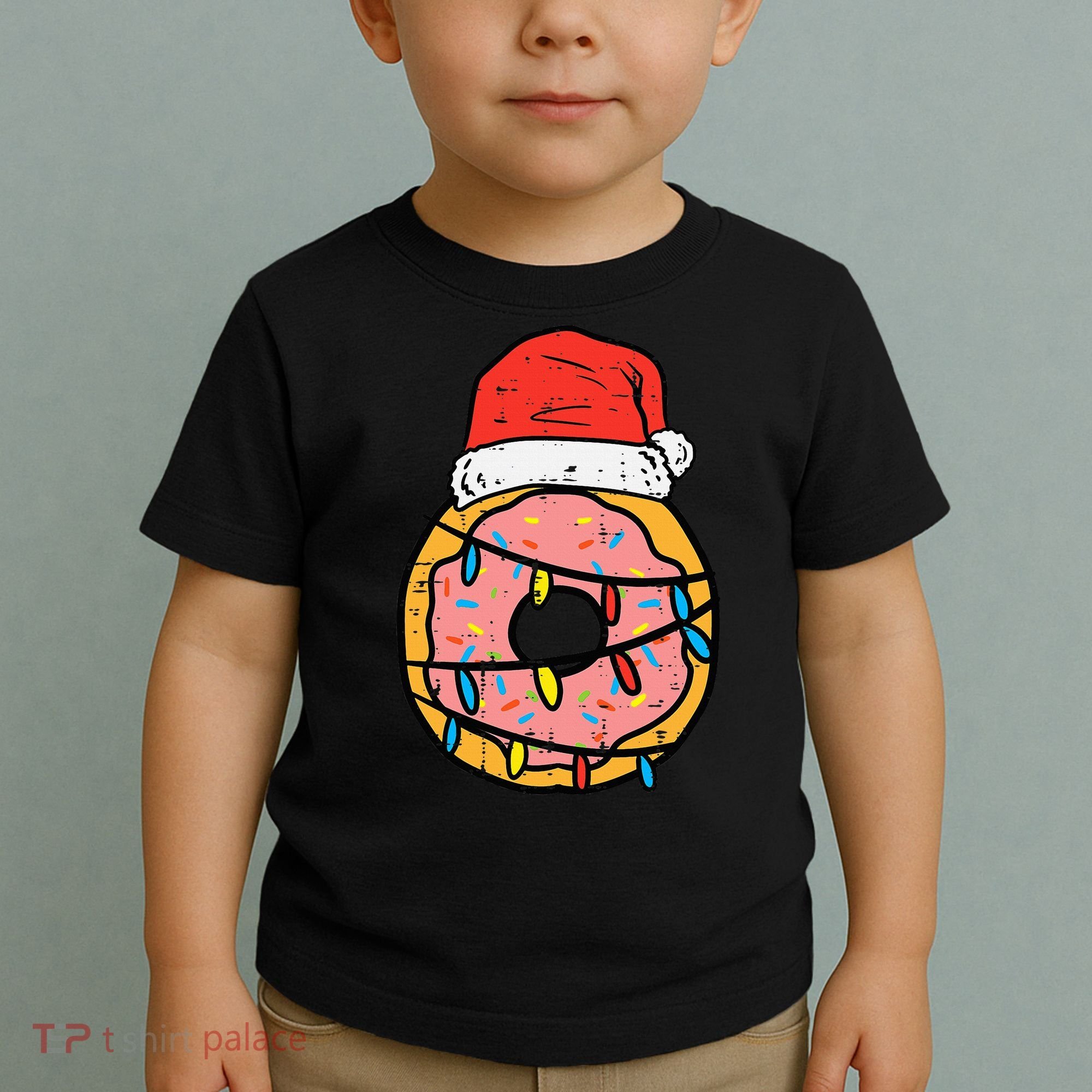 Christmas Donut Santa Cute Xmas Baking Baker Toddler T-Shirt