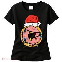 Christmas Donut Santa Cute Xmas Baking Baker Women's T-Shirt thumb 0