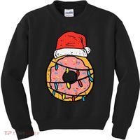 Christmas Donut Santa Cute Xmas Baking Baker Kids Sweatshirt thumb 0