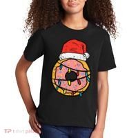 Christmas Donut Santa Cute Xmas Baking Baker Kids T-Shirt thumb 2