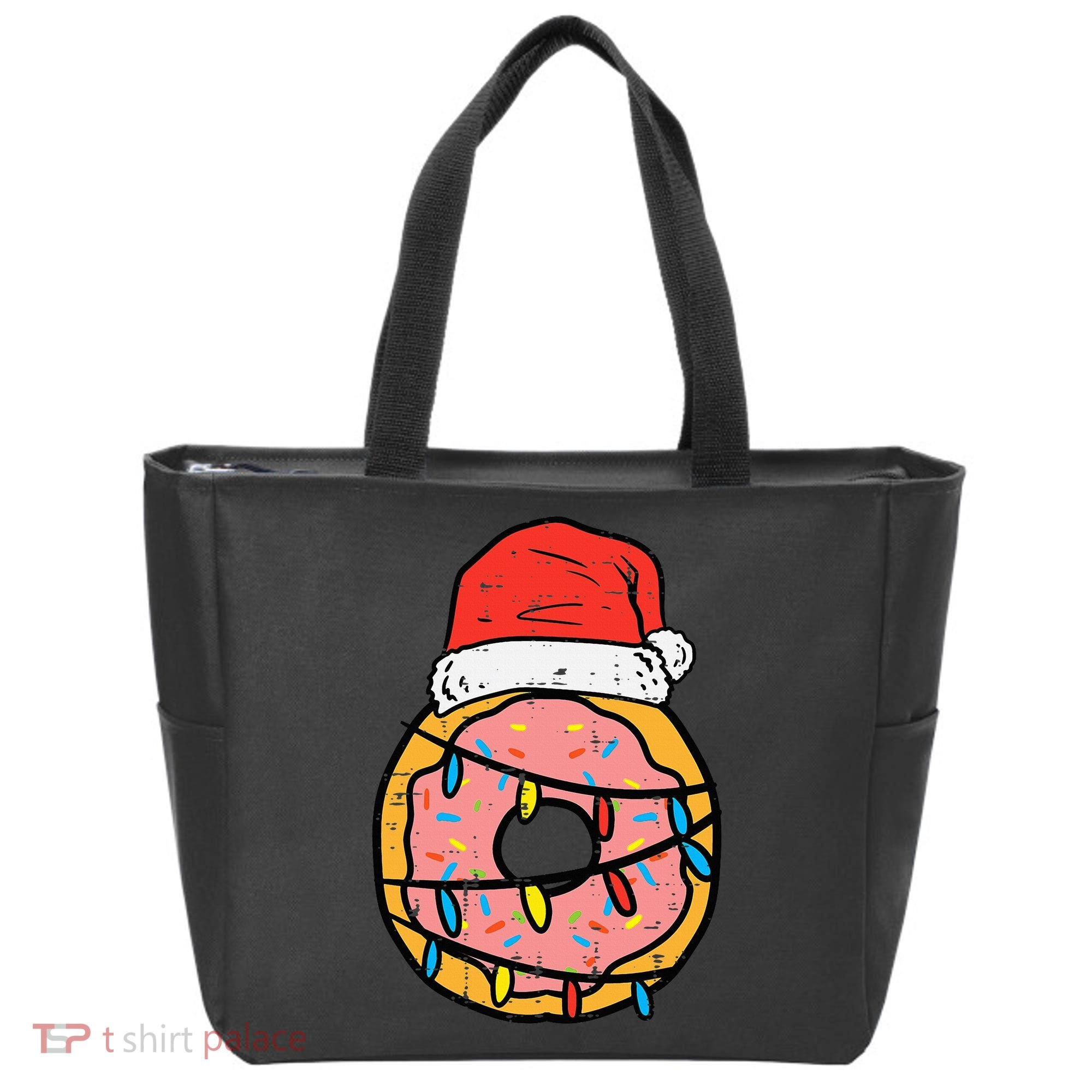 Christmas Donut Santa Cute Xmas Baking Baker Tote Bag