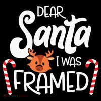 Christmas Dear Santa I Was Framed Xmas Holiday Coffee Mug thumb 5