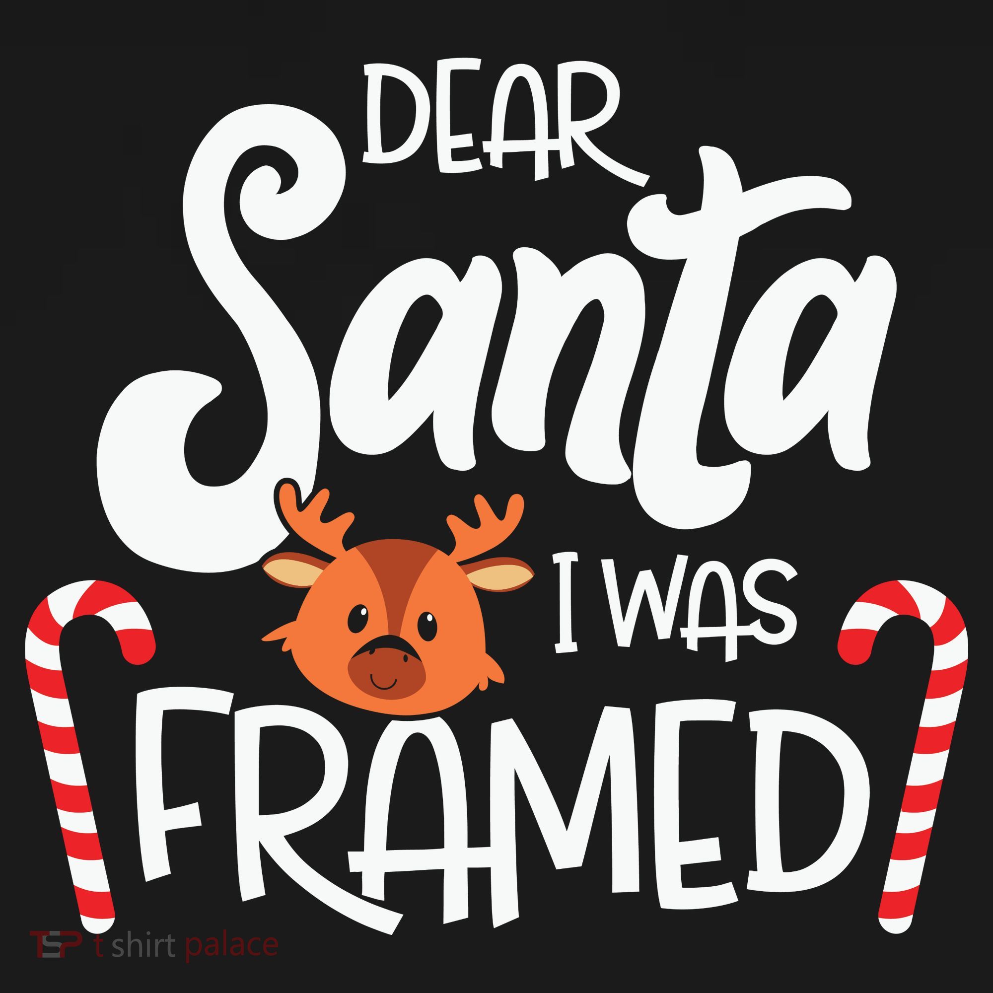 Christmas Dear Santa I Was Framed Xmas Holiday Women's Tank Top