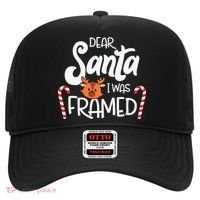 Christmas Dear Santa I Was Framed Xmas Holiday Hat thumb 0