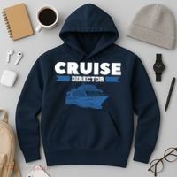 Cruise Director Ship Cruising Vacation Captain Hoodie thumb 3