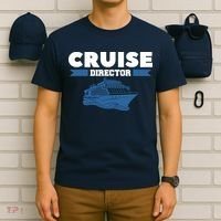Cruise Director Ship Cruising Vacation Captain T-Shirt thumb 6