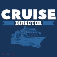 Cruise Director Ship Cruising Vacation Captain Women's Tank Top thumb 5