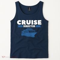 Cruise Director Ship Cruising Vacation Captain Tank Top thumb 2