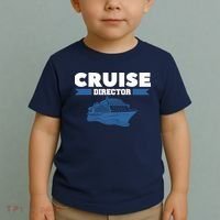 Cruise Director Ship Cruising Vacation Captain Toddler T-Shirt thumb 2
