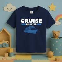 Cruise Director Ship Cruising Vacation Captain Toddler T-Shirt thumb 3