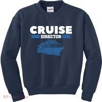 Cruise Director Ship Cruising Vacation Captain Kids Sweatshirt thumb 0