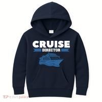 Cruise Director Ship Cruising Vacation Captain Kids Hoodie thumb 0
