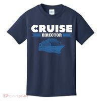 Cruise Director Ship Cruising Vacation Captain Kids T-Shirt thumb 0