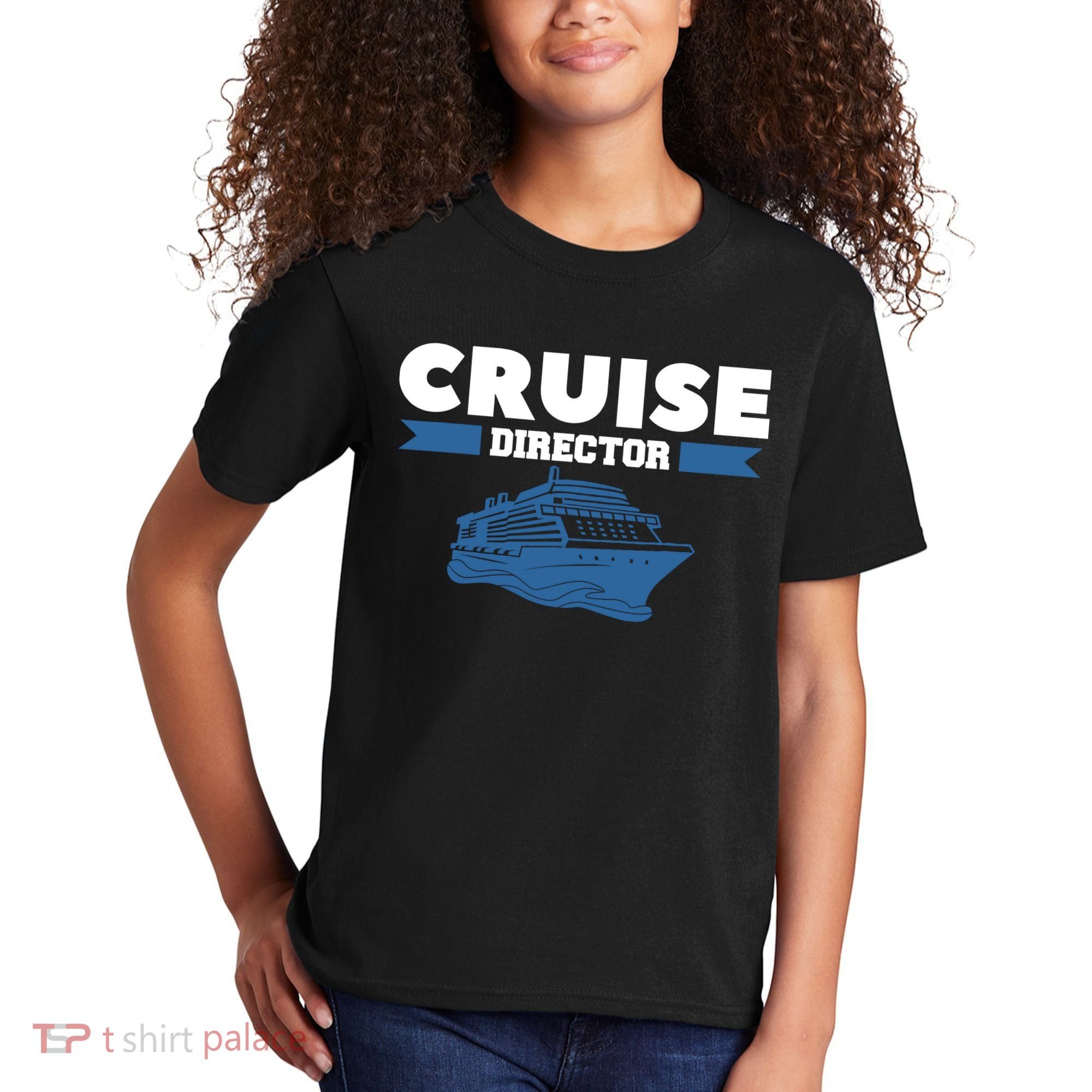 Cruise Director Ship Cruising Vacation Captain Kids T-Shirt