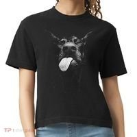 Cool Doberman Sticking Tongue Out In Playful Defiance Comfort Colors Boxy T-Shirt thumb 0