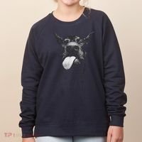 Cool Doberman Sticking Tongue Out In Playful Defiance Women's Sweatshirt thumb 0