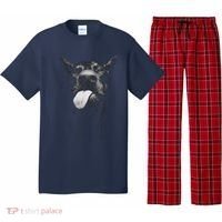 Cool Doberman Sticking Tongue Out In Playful Defiance Pajama Set thumb 0