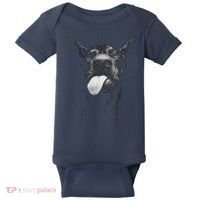 Cool Doberman Sticking Tongue Out In Playful Defiance Baby Bodysuit thumb 0