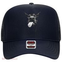Cool Doberman Sticking Tongue Out In Playful Defiance Hat thumb 0