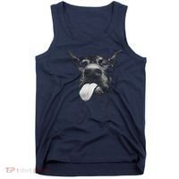 Cool Doberman Sticking Tongue Out In Playful Defiance Tank Top thumb 0