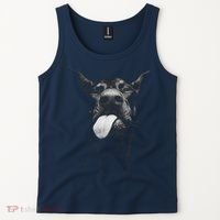 Cool Doberman Sticking Tongue Out In Playful Defiance Tank Top thumb 2