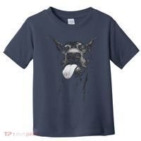 Cool Doberman Sticking Tongue Out In Playful Defiance Toddler T-Shirt thumb 0