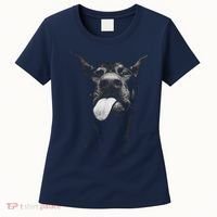 Cool Doberman Sticking Tongue Out In Playful Defiance Women's T-Shirt thumb 0