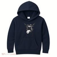 Cool Doberman Sticking Tongue Out In Playful Defiance Kids Hoodie thumb 0