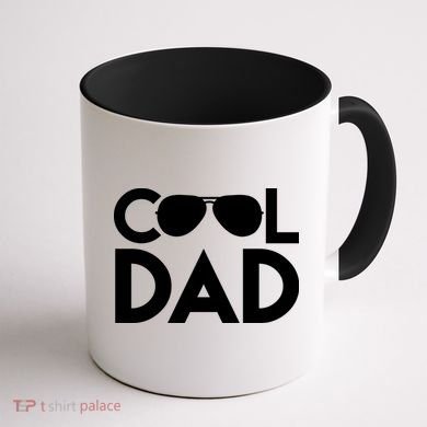 Cool Dad Sunglass Fathers Day Coffee Mug back