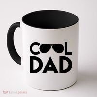 Cool Dad Sunglass Fathers Day Coffee Mug thumb 0