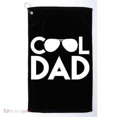 Cool Dad Sunglass Fathers Day Golf Towel